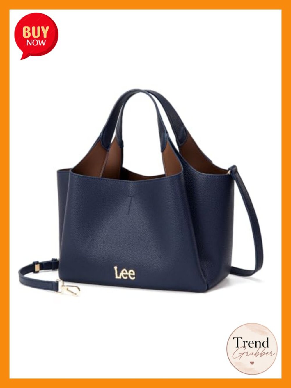 Vegan Leather Tote Bag Top-Handle Handbag Detachable Strap
